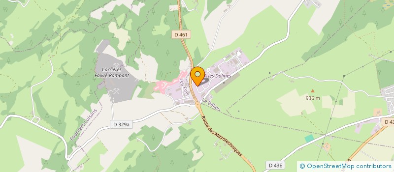 localisation de l'entreprise MONSIEUR YORAM ABOKAN  LE BELIEU