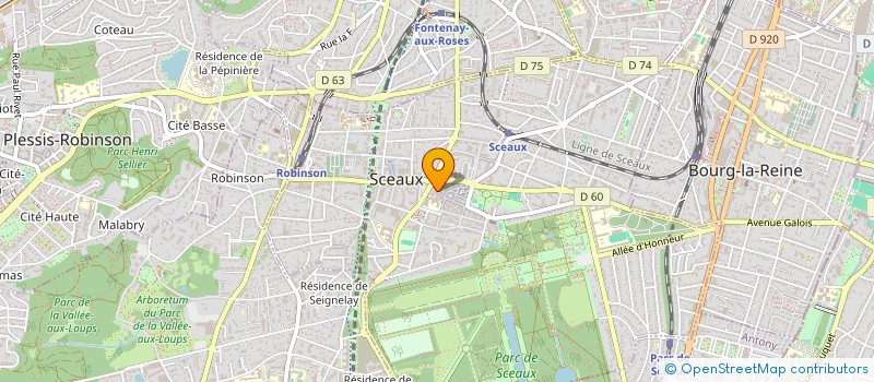 localisation de l'entreprise MONSIEUR YORAM COHEN à SCEAUX