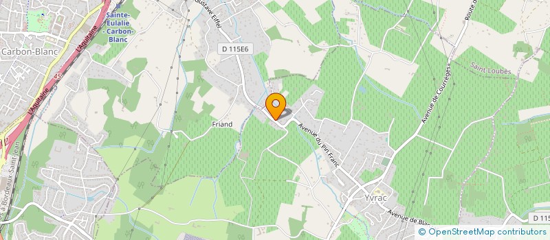 localisation de l'entreprise MONSIEUR YORAM FALATEA MOEFANA  YVRAC