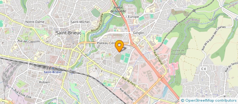 localisation de l'entreprise MONSIEUR YORAN LEGEMBLE à SAINT-BRIEUC