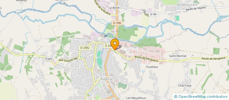 localisation de l'entreprise MONSIEUR YORAN STOK  RIBERAC