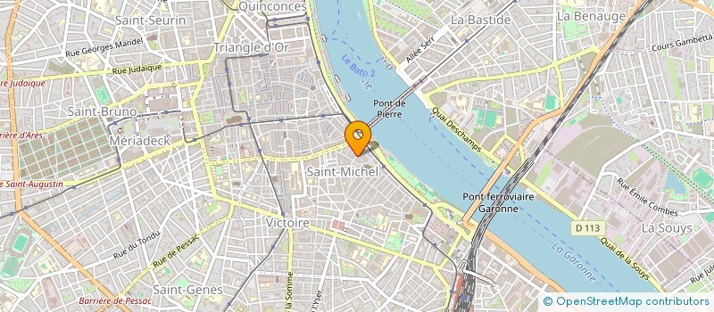 localisation de l'entreprise MONSIEUR YORANE MARCIN  BORDEAUX