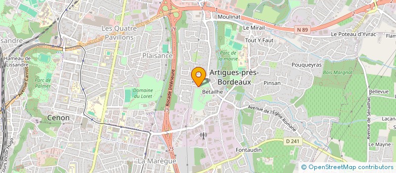 localisation de l'entreprise MONSIEUR YORDAN ATANASOV  ARTIGUES-PRES-BORDEAUX