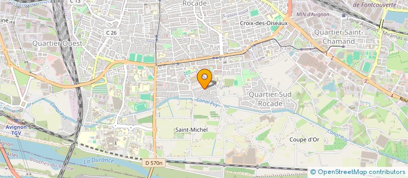 localisation de l'entreprise MONSIEUR YORDY EELEN  AVIGNON