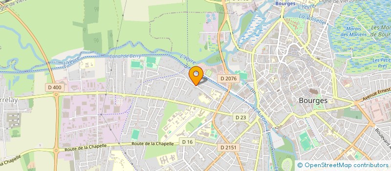 localisation de l'entreprise MONSIEUR YORDY HERNANDEZ CALDERON  BOURGES