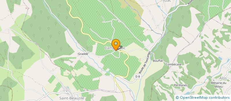 localisation de l'entreprise MONSIEUR YORG NINIAN JOHNSTON à CAMPAGNAC