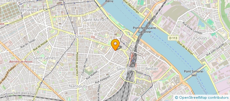 localisation de l'entreprise MONSIEUR YORI HAMMACH  BORDEAUX