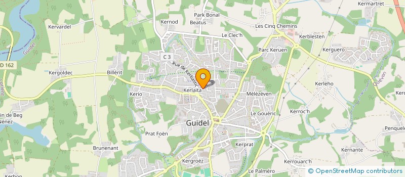 localisation de l'entreprise MONSIEUR YORICK CROISIC à GUIDEL