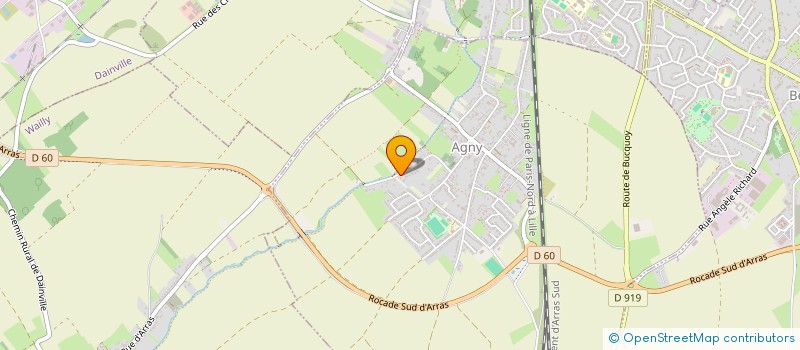 localisation de l'entreprise MONSIEUR YORICK DUCHATEAU  AGNY