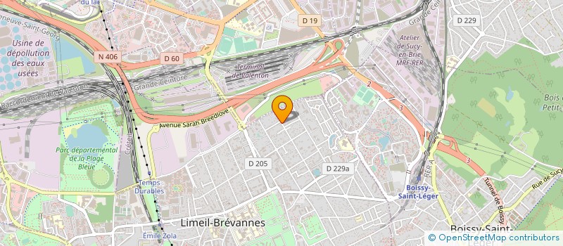 localisation de l'entreprise MONSIEUR YORICK JACQUEMET  LIMEIL-BREVANNES