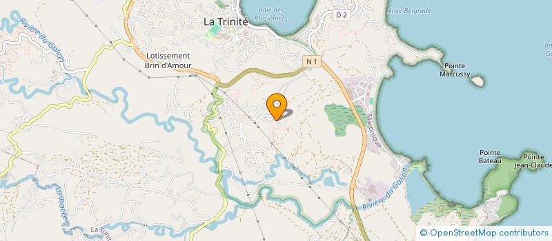 localisation de l'entreprise MONSIEUR YORICK JANDIA  LA TRINITE