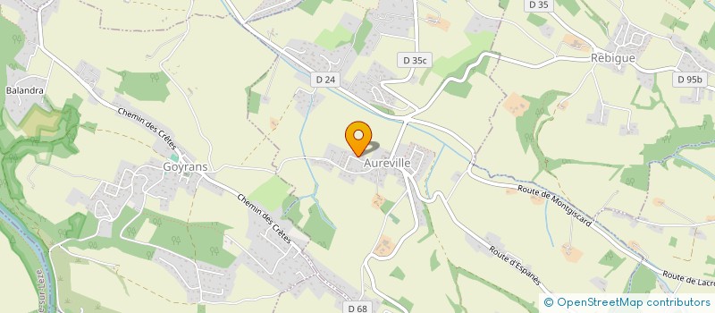 localisation de l'entreprise MONSIEUR YORICK JOUVENT à AUREVILLE