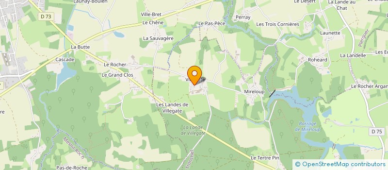 localisation de l'entreprise MONSIEUR YORICK LAMY  LE TRONCHET