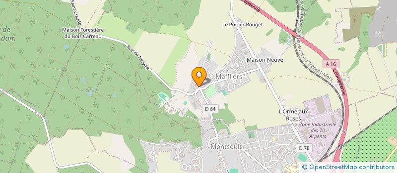 localisation de l'entreprise MONSIEUR YORIK WNENT  MAFFLIERS