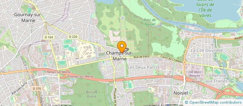 localisation de l'entreprise MONSIEUR YORIMI PAOLIN NGAHA  CHAMPS-SUR-MARNE