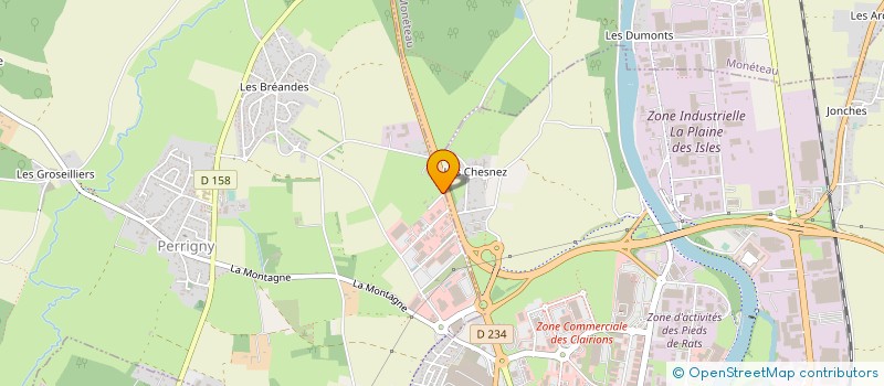 localisation de l'entreprise MONSIEUR YORO BOUABLE  PERRIGNY