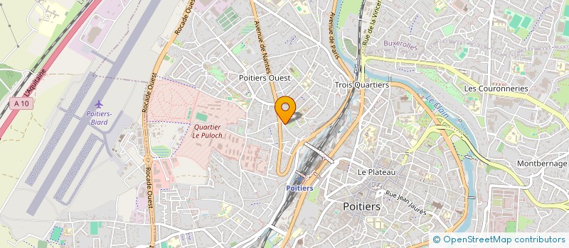 localisation de l'entreprise MONSIEUR YORO CAMARA  POITIERS