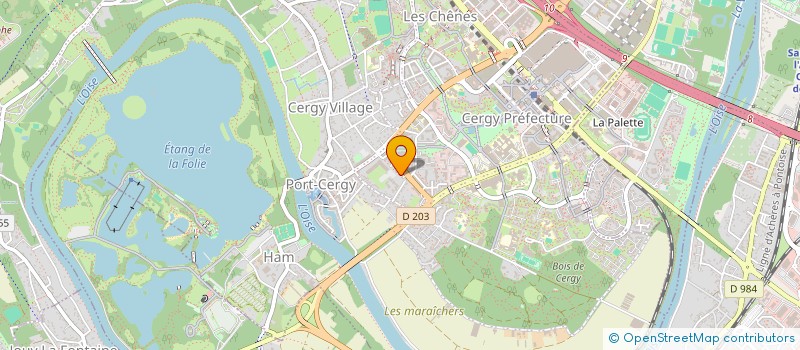 localisation de l'entreprise MONSIEUR YORO DIAWARA  CERGY