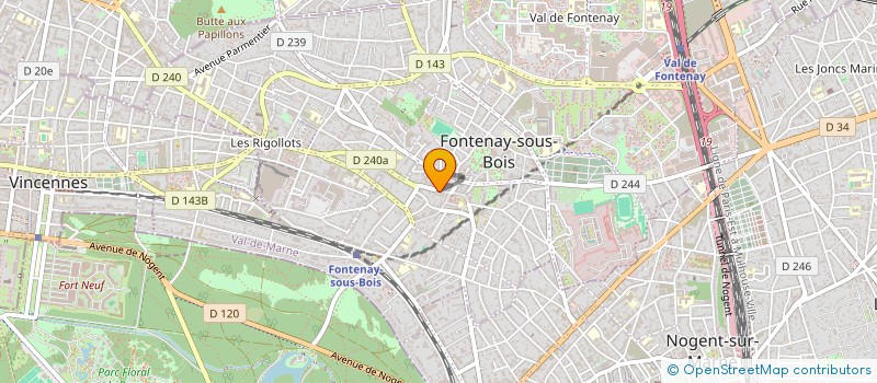 localisation de l'entreprise MONSIEUR YORO FOFANA à FONTENAY-SOUS-BOIS