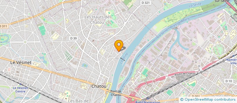 localisation de l'entreprise MONSIEUR YORO PAMBE WADE à CHATOU