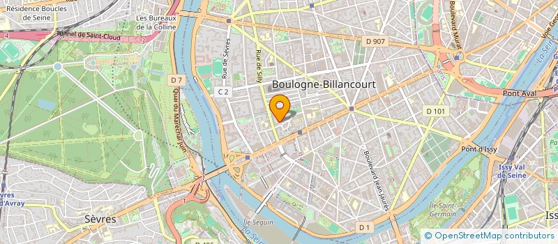 localisation de l'entreprise MONSIEUR YORRICK MAHE à BOULOGNE-BILLANCOURT