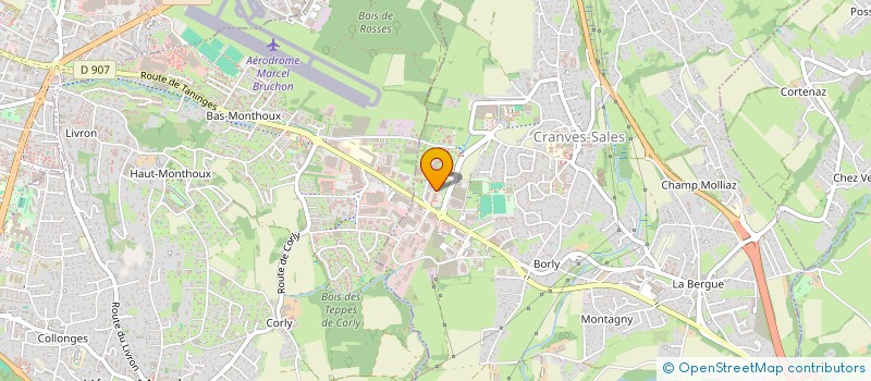 localisation de l'entreprise MONSIEUR YOSEF TESHOME  CRANVES-SALES