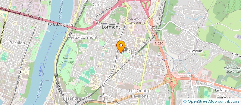 localisation de l'entreprise MONSIEUR YOSIF STOILOV  LORMONT