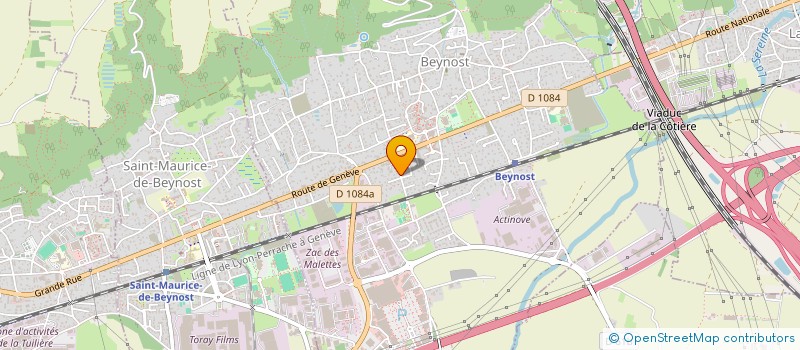 localisation de l'entreprise MONSIEUR YOSRI MOUGOU  SAINT-MAURICE-DE-BEYNOST