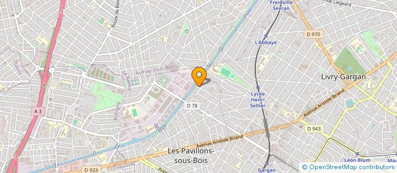 localisation de l'entreprise MONSIEUR YOSSEF AMAR  LES PAVILLONS-SOUS-BOIS