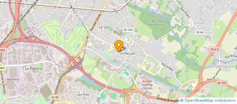 localisation de l'entreprise MONSIEUR YOSSEF EDDARKAOUI  VILLENEUVE-D'ASCQ