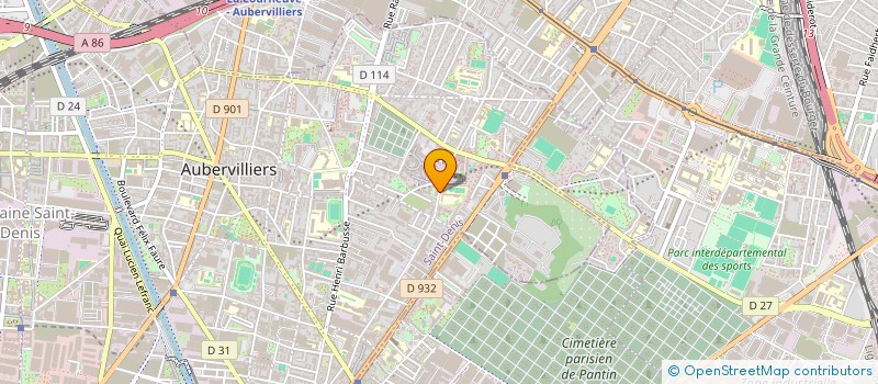 localisation de l'entreprise MONSIEUR YOSSI DADOUCHE  AUBERVILLIERS