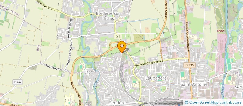 localisation de l'entreprise MONSIEUR YOTAM LAFFONT  BORDERES-SUR-L'ECHEZ