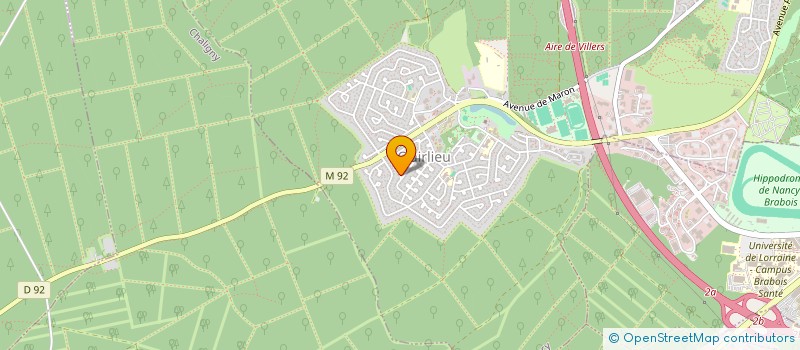 localisation de l'entreprise MONSIEUR YOUANN MAZOUZ  VILLERS-LES-NANCY