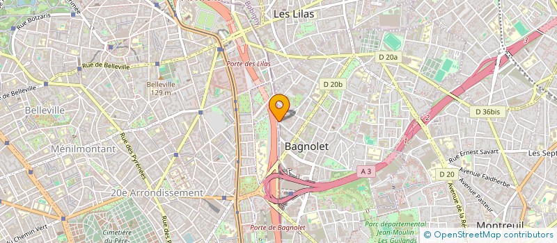 localisation de l'entreprise MONSIEUR YOUBA CHERDOUH à BAGNOLET