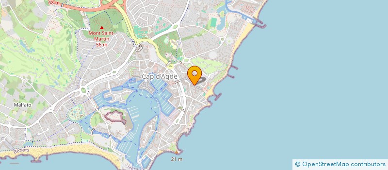 localisation de l'entreprise MONSIEUR YOUBA DRAME  AGDE
