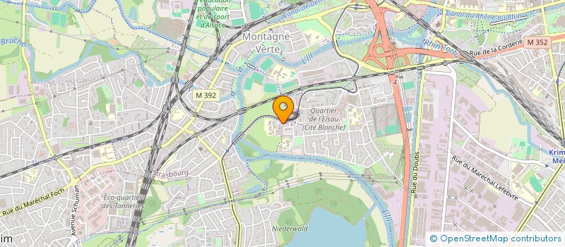 localisation de l'entreprise MONSIEUR YOUBA KAMARA à STRASBOURG