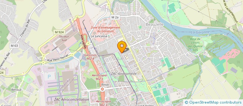 localisation de l'entreprise MONSIEUR YOUBA MEZIANE  BEAUZELLE