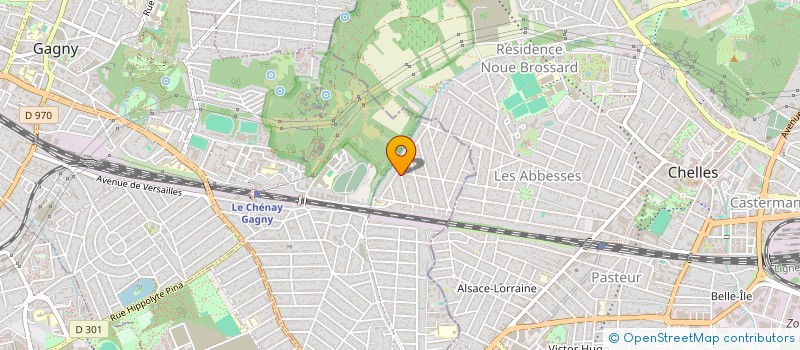 localisation de l'entreprise MONSIEUR YOUBA SELMANI  GAGNY