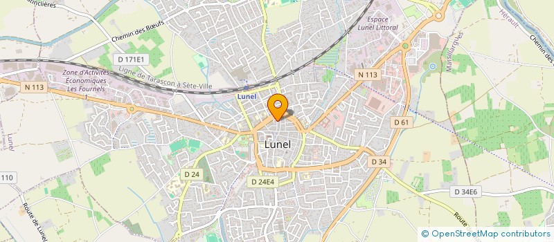 localisation de l'entreprise MONSIEUR YOUCEF ABABSSA à LUNEL