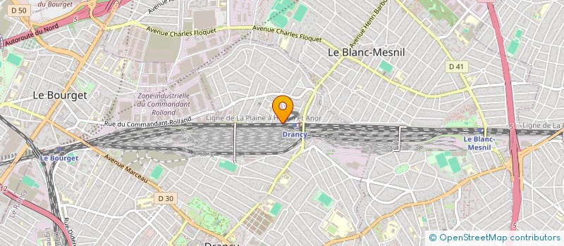 localisation de l'entreprise MONSIEUR YOUCEF ABDALLAHI à DRANCY