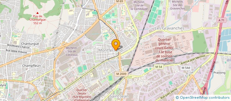 localisation de l'entreprise MONSIEUR YOUCEF ADDA  CLERMONT-FERRAND