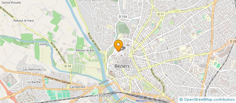 localisation de l'entreprise MONSIEUR YOUCEF AGUELMINE à BEZIERS