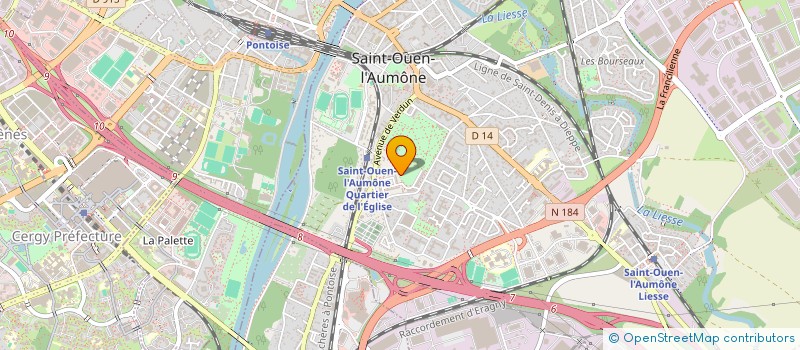 localisation de l'entreprise MONSIEUR YOUCEF AISSANI à ST OUEN L AUMONE