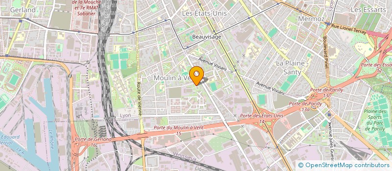 localisation de l'entreprise MONSIEUR YOUCEF AKROUM  VENISSIEUX