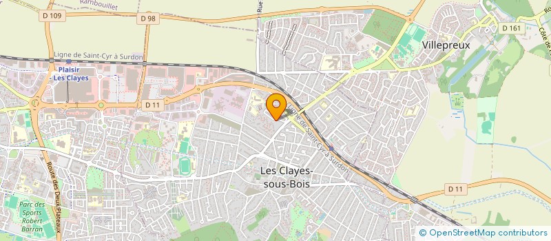 localisation de l'entreprise MONSIEUR YOUCEF ALANBAGI à LES CLAYES-SOUS-BOIS