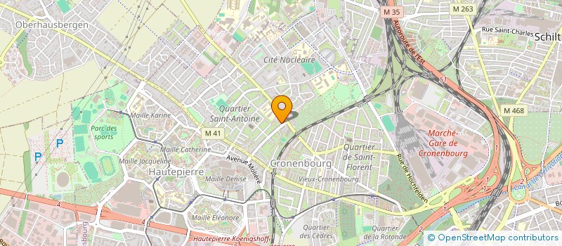 localisation de l'entreprise MONSIEUR YOUCEF ALLAIMIA  OBERHAUSBERGEN