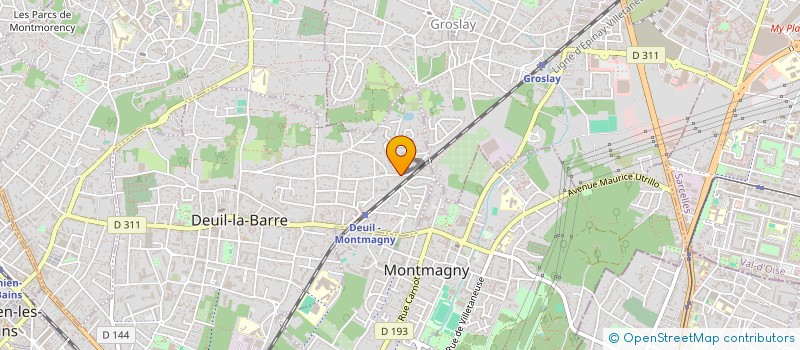 localisation de l'entreprise MONSIEUR YOUCEF ALLOUCHE  DEUIL-LA-BARRE