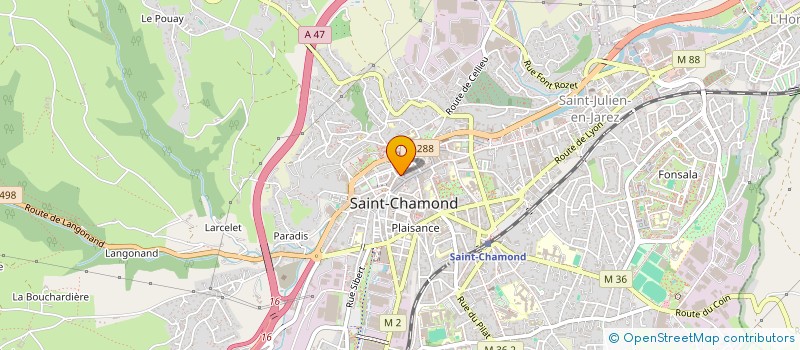 localisation de l'entreprise MONSIEUR YOUCEF AMRI à SAINT-CHAMOND