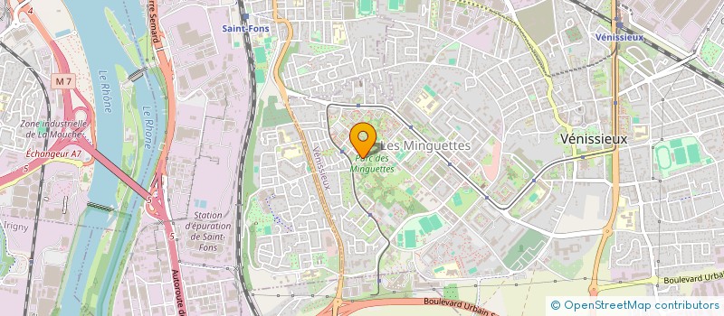 localisation de l'entreprise MONSIEUR YOUCEF ANTOURI  VENISSIEUX