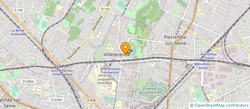 localisation de l'entreprise MONSIEUR YOUCEF ARDJOUNE  VILLETANEUSE